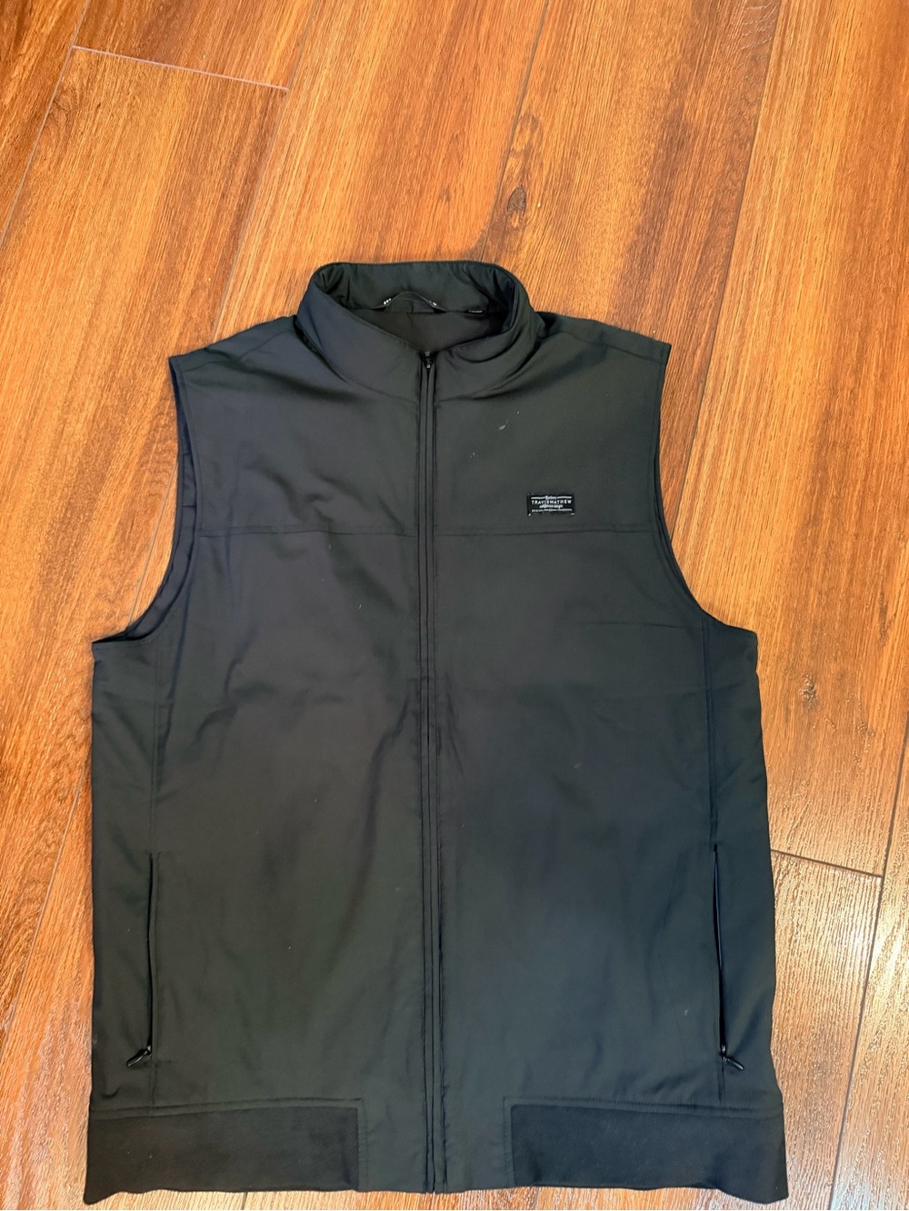 Travis Mathew Men's Black Softshell Vest